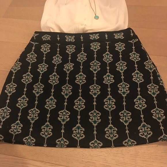 Zara Aztec Blues mini skirt - Picture 4 of 5